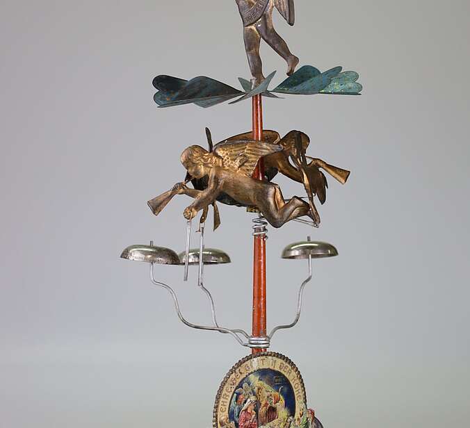 Ein aufgebautes Engelsgeläut.