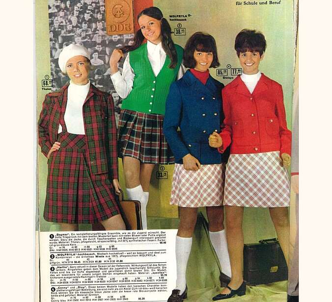 Eine Seite eines Versandkataloges.