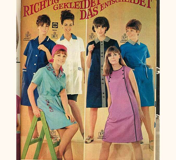 Eine Seite eines Versandkataloges.